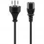 Goobay | Power cable | Power IEC 60320 C13 | Power IEC 60906-1 | 2 m | Black - 2